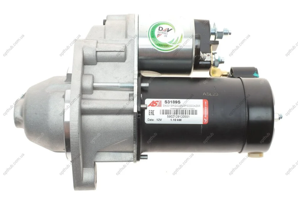 Стартер PL AS-PL S3189S (фото 1)