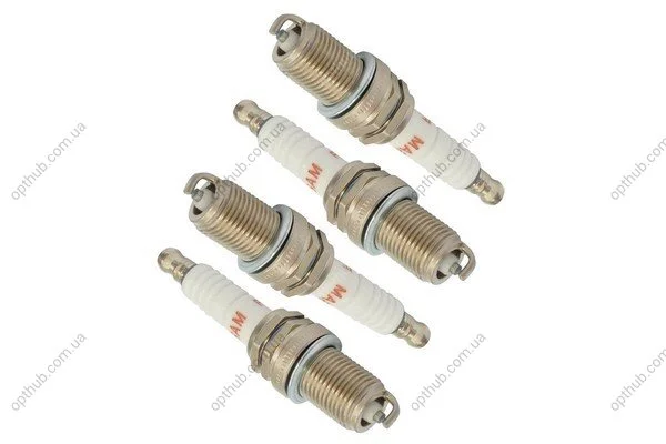 Свічка запалювання Renault Logan (04-), Sandero (08-) 1.4i/1.6i (1 электрод) к-кт 4 шт Asam ASAM 30530 (фото 1)