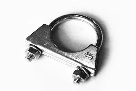 Хомут глушника метал. D 45,0 мм, M 8 (болт.) кругл.осн. (10шт) Asam ASAM 55315