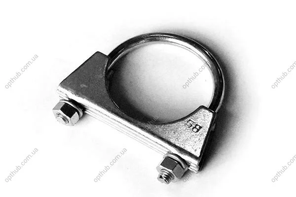 Хомут глушителя стремяночный M8 Ф58 мм (оцинк. сталь) (10шт)) Asam ASAM 55320 (фото 1)