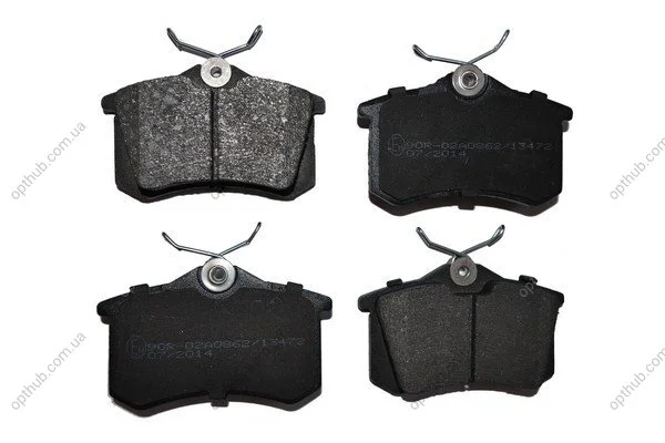 Колодки гальмівні дискові задн Audi A4, A6 (95-)/Citroen C4 (04-)/Peugeot 307, 308 (03-)/Renault Clio, Megane (02-) Asam ASAM 71306 (фото 1)
