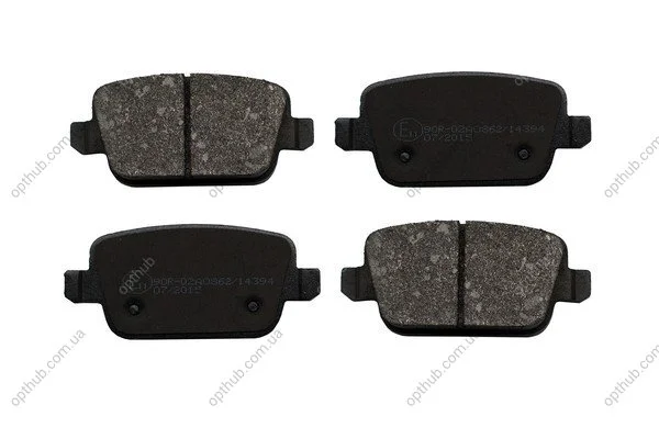Колодки гальмівні задні Ford Focus, Mondeo, Kuga (04-14)/Volvo S80, V70, XC70 (06-16)/Land Rover Freelander II Asam ASAM 71740 (фото 1)