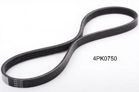 Ремінь поліклиновий HYUNDAI ATOS (MX) 1.0 I -ua ASHIKA 112-4PK750
