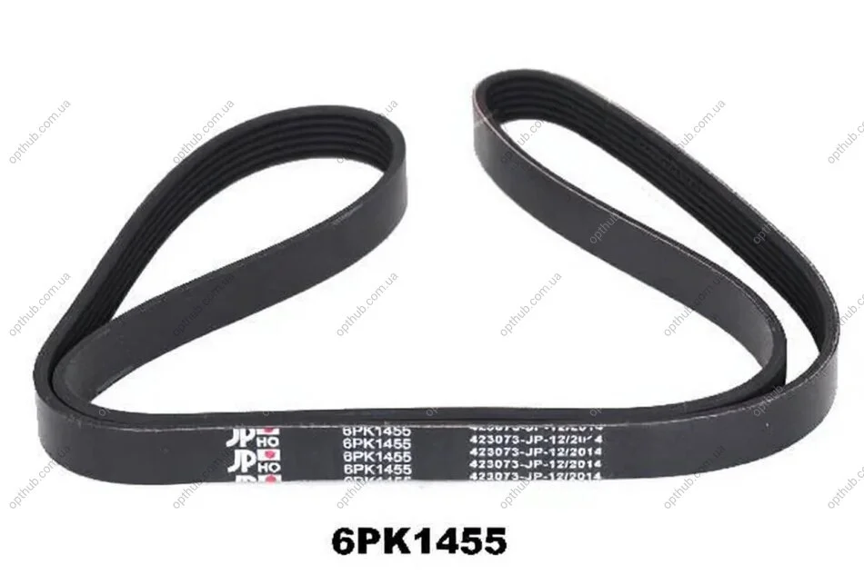 Ремінь поліклиновий ASHIKA 112-6PK1455 (фото 1)