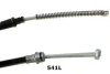 Трос ручного тормоза СЗАДИ СЛЕВА MITSUBISHI PAJERO III (V7_W, V6_W) 3.2 DI-D 2000-2006 ASHIKA 131-05-541L (фото 2)