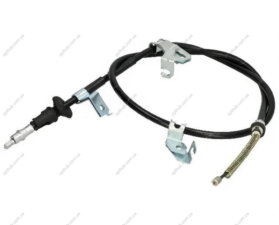Трос ручного гальма ЗЗАДУ ЛІВОРУЧ MITSUBISHI; SMART (MCC) COLT 1.3 04.2004 - 04.2013; COLT 1.1 08. -ua ASHIKA 131-05-555L (фото 1)