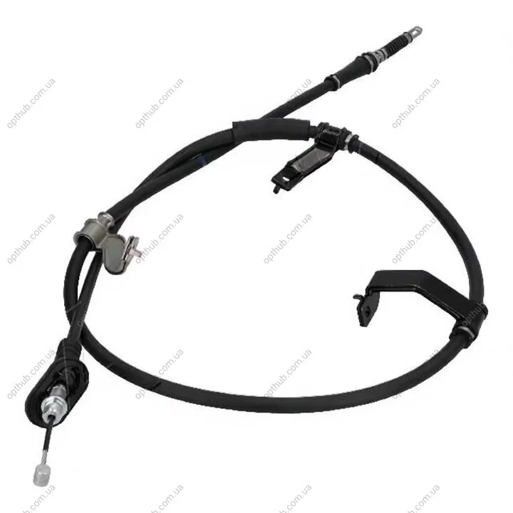 Трос ручного гальма ЗЗАДУ ПРАВОРУЧ HYUNDAI TUCSON 2.0I 09.2004 - 03.2010; TUCSON 2.0 CRDI 09.2005 -ua ASHIKA 131-0H-H28R (фото 1)
