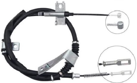 Трос ручного тормоза ASHIKA 131-0S-S03R