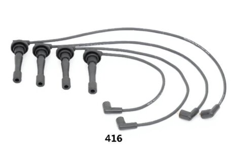 Комплект кабелів високовольтних HONDA CR-V I (RD) 2.0 16V (RD1, RD3) 1999 -ua ASHIKA 132-04-416