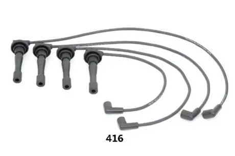 Комплект кабелів високовольтних HONDA CR-V I (RD) 2.0 16V (RD1, RD3) 1999 -ua ASHIKA 132-04-416