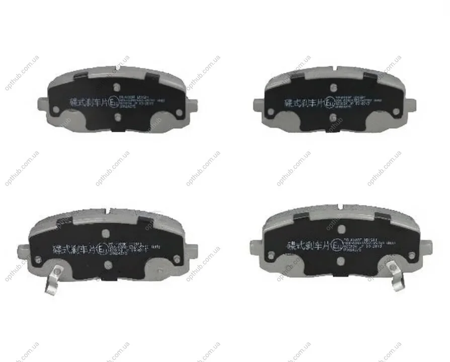 Колодки гальмівні дискові ПЕРЕДН HYUNDAI I10 1.1CRDI 12V 08.03-/ KIA PICANTO 1.0I 12V 09.11- -ua ASHIKA 50-0K-010 (фото 1)
