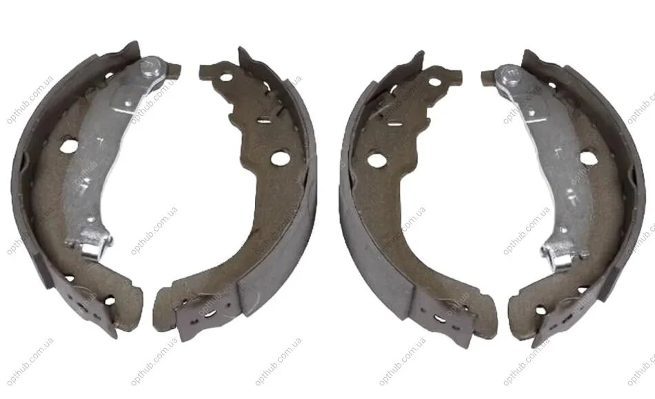 Колодки гальмівні барабанні CITROEN C3 2009-,PEUGEOT 207 2006-, DS3 2009- -ua ASHIKA 55-00-0614 (фото 1)