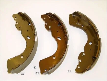 Колодки гальмівні барабанні (комплект 4 шт) FORD RANGER 2011-,NISSAN NAVARA 2005- -ua ASHIKA 55-01-113