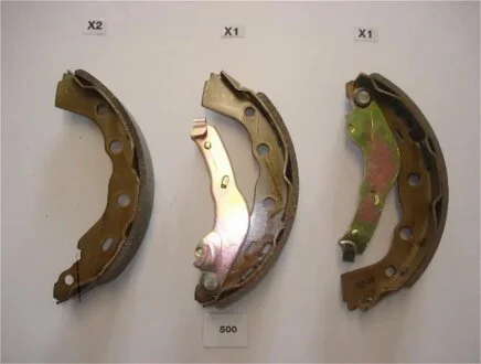 Колодки гальмівні барабанні (комплект 4 шт.).)) ASHIKA 55-05-500
