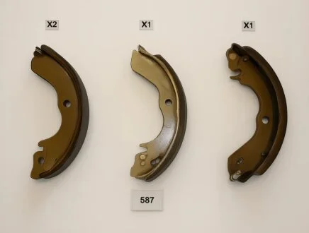 Колодки гальмівні барабанні (комплект 4 шт) ASHIKA 55-05-587