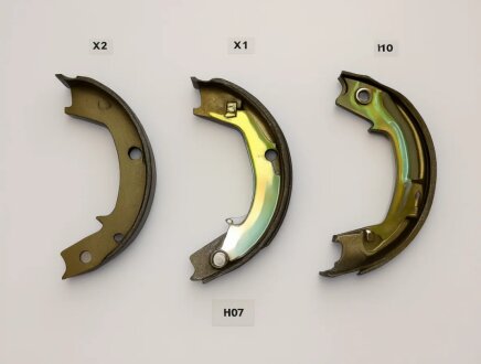 Колодки гальмівні барабанні (комплект 4 шт) ASHIKA 55-H0-007