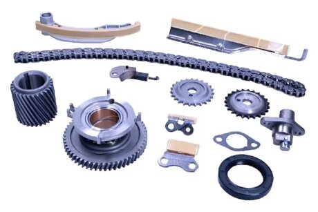 Комплект привідного ланцюга MITSUBISHI PAJERO III (V7_W, V6_W) 3.2 DI-D 2000- [ЛАНЦЮГ ЦІЛЬНИЙ, ЗАМОК ВІ -ua ASHIKA KCK508