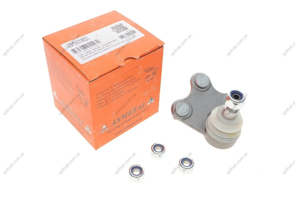 Опора кульова (передня/знизу/R) VW Polo/Skoda Fabia 1.0-2.0 99- UA63 ASMETAL 10AU1201 (фото 1)
