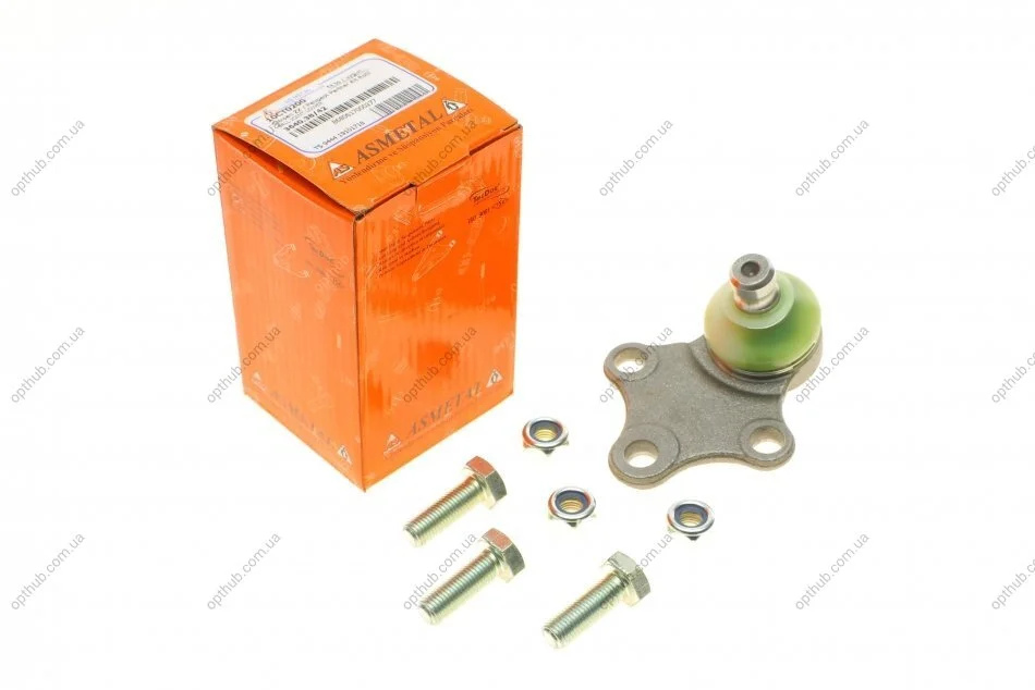 Опора кульова (передня/знизу) Citroen Berlingo/Peugeot Partner 96- (d=16mm) (+PS) UA63 ASMETAL 10CT0200 (фото 1)