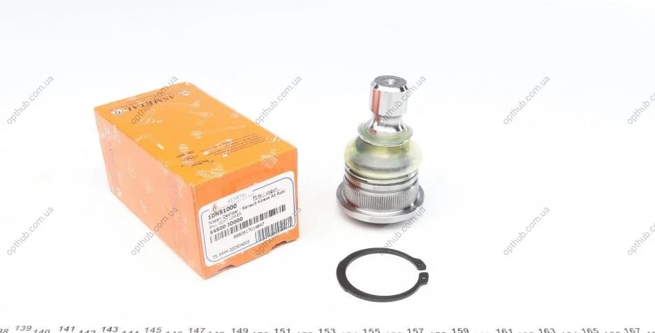 Опора кульова (передня/знизу) Nissan Qashqai/Renault Kadjar/Koleos 07- UA63 ASMETAL 10NS1000 (фото 1)