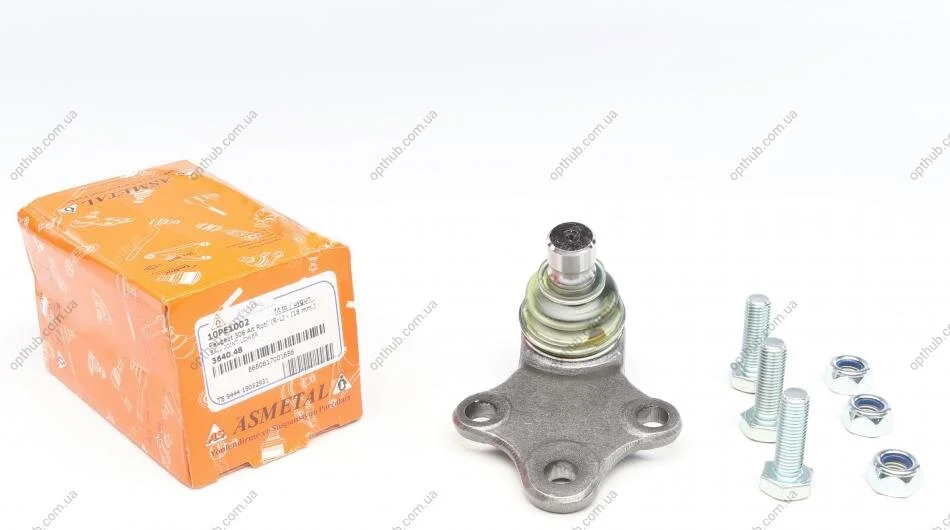 Опора шаровая (передняя) Peugeot 306 93-02 (d=18mm) UA63 ASMETAL 10PE1002 (фото 1)