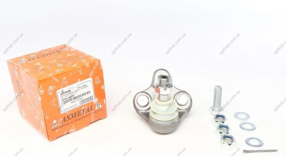 Опора кульова (передня/знизу) Toyota Corolla/Avensis 92-09 UA63 ASMETAL 10TY0205 (фото 1)