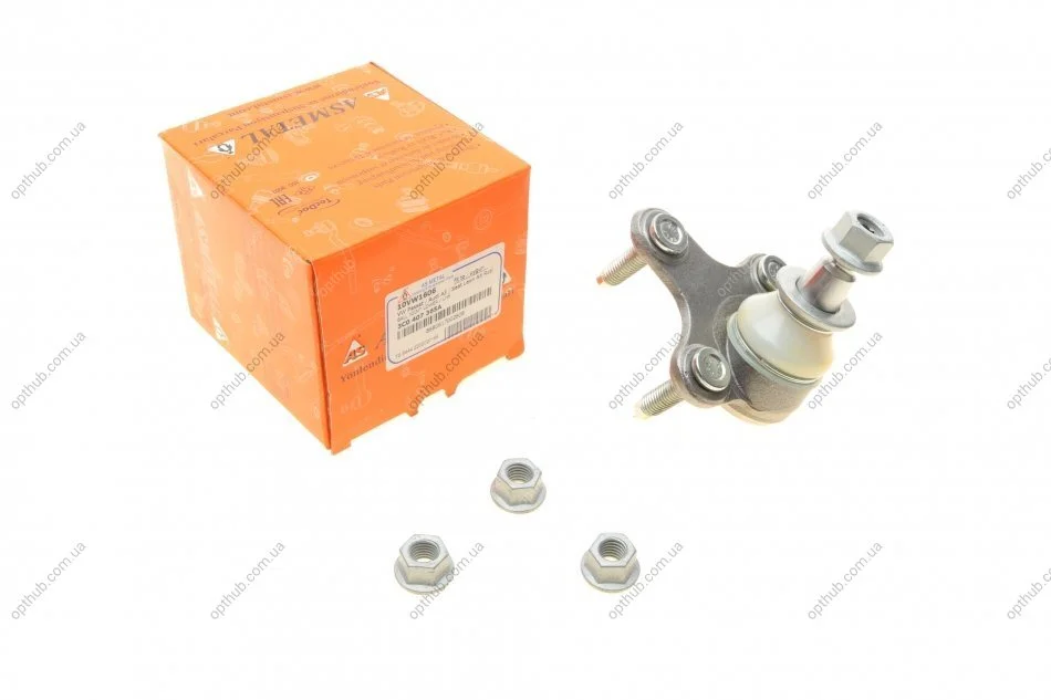 Опора кульова (передня/знизу/L) Audi A3 06-/VW Golf IV 05- UA63 ASMETAL 10VW1606 (фото 1)