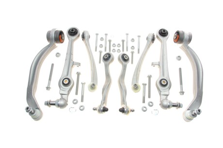 Комплект важелів підвіски (передньої) Audi A4/VW Passat 95-05 (з болтами) UA63 ASMETAL 13AU0400