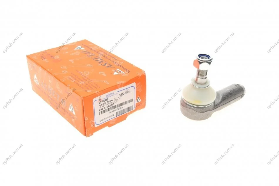 Наконечник тяги рульової (L) Audi 100/200 -91/A6 -97 UA63 ASMETAL 17AU05 (фото 1)
