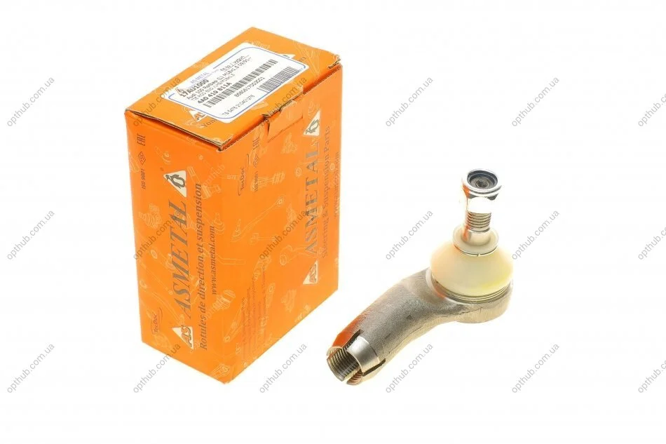 Наконечник тяги рульової (L) Audi 100 (4A/C4) 2.0-4.2 90-94 (L=75mm) (opt-om) ASMETAL 17AU1000 (фото 1)