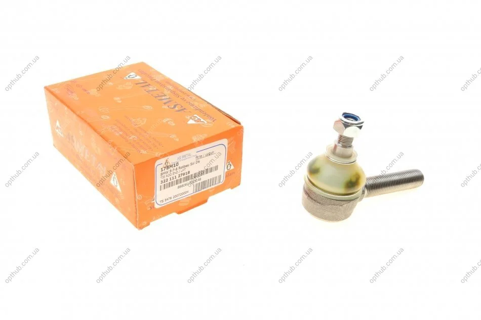 Наконечник тяги рульової BMW 5 (E28/E34) 81-99 UA63 ASMETAL 17BM10 (фото 1)