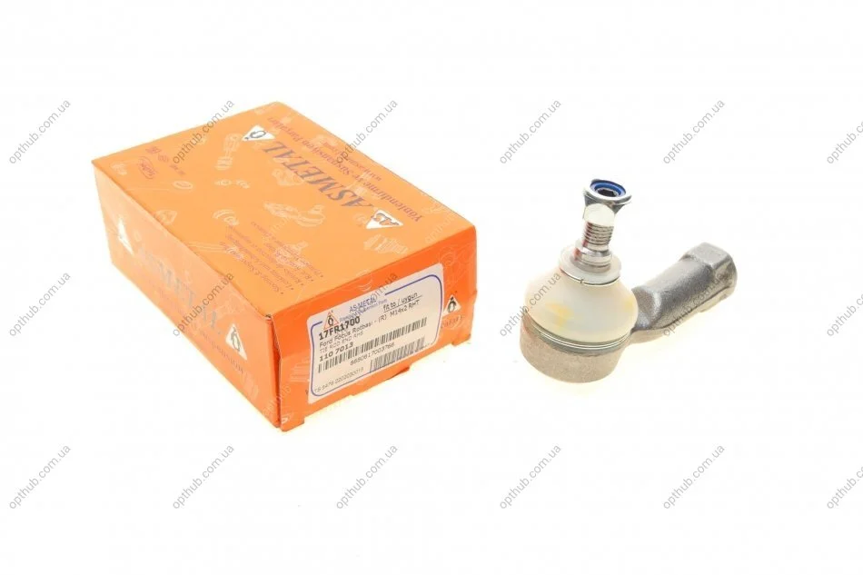 Наконечник тяги рульової (R) Ford Focus 98-04 (opt-om) ASMETAL 17FR1700 (фото 1)