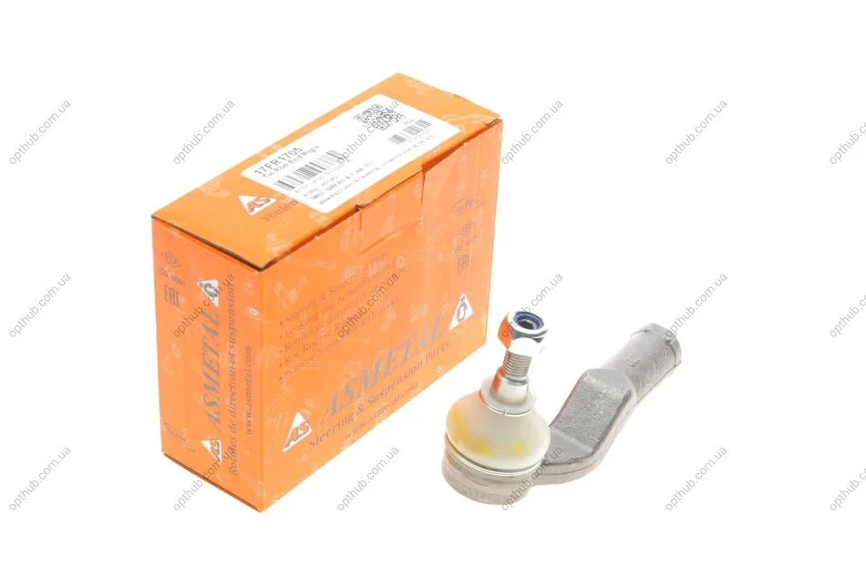 Наконечник тяги рульової (R) Ford Focus II/Volvo C30 1.4-2.5 03-12 UA63 ASMETAL 17FR1705 (фото 1)