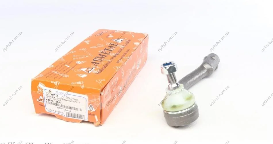 Наконечник тяги рульової (L) Hyundai Accent III/Kia Rio II 05- UA63 ASMETAL 17HY0515 (фото 1)