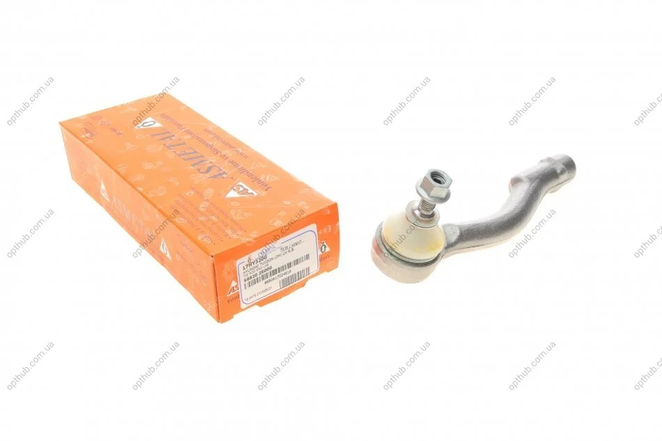 Наконечник тяги рульової (L) Hyundai Tucson/Kia Sportage 04- UA63 ASMETAL 17HY3200 (фото 1)