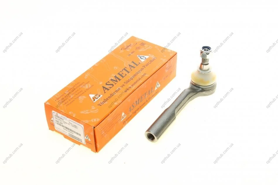 Наконечник тяги рульової (R) Opel Astra H 1.2-2.0 04-10 (L=140mm) UA63 ASMETAL 17OP1011 (фото 1)