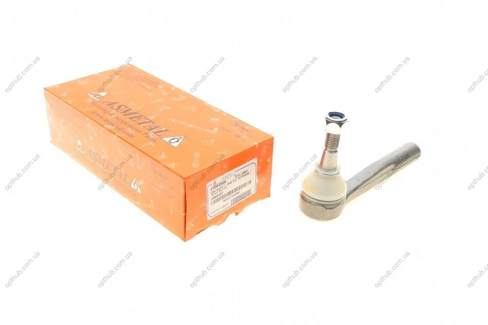 Наконечник тяги рульової (L) Opel Vectra C 1.6-3.2 02- UA63 ASMETAL 17OP2500 (фото 1)