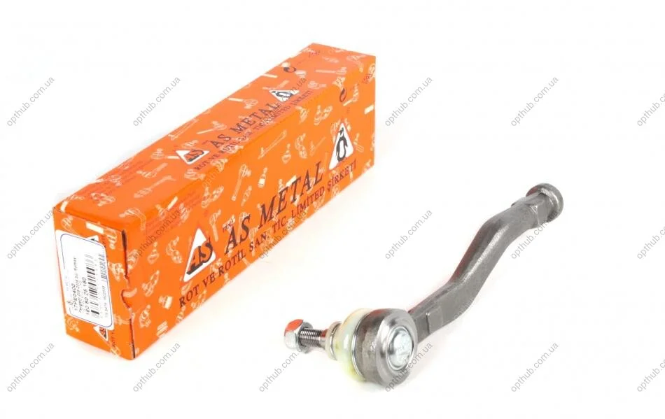 Наконечник тяги рульової (L) Citroen C4/Peugeot 208 12- (opt-om) ASMETAL 17PE0400 (фото 1)