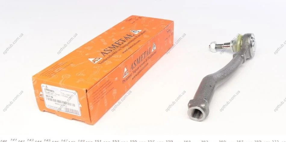 Наконечник тяги рульової (R) Peugeot 207 1.4-1.6 06- (opt-om) ASMETAL 17PE0901 (фото 1)