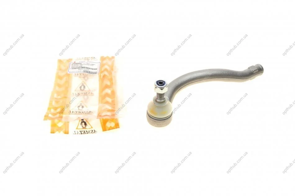 Наконечник тяги рульової (R) VW Sharan/Ford Galaxy 1.8-2.8 95-10 (L=222mm) UA63 ASMETAL 17VW0501 (фото 1)