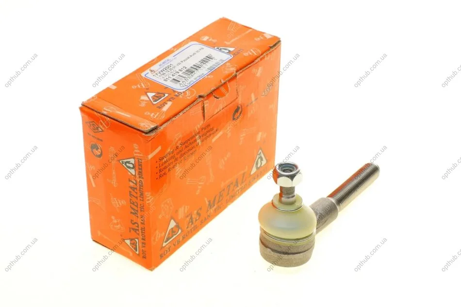 Наконечник тяги рульової VW Passat 80-88/Audi 80 72-78/Polo 81-94 UA63 ASMETAL 17VW2001 (фото 1)