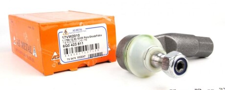 Наконечник тяги рульової (L) Seat Cordoba/Ibiza/Skoda Fabia/Roomster/VW Polo 01- (M14x1,5) UA63 ASMETAL 17VW2010