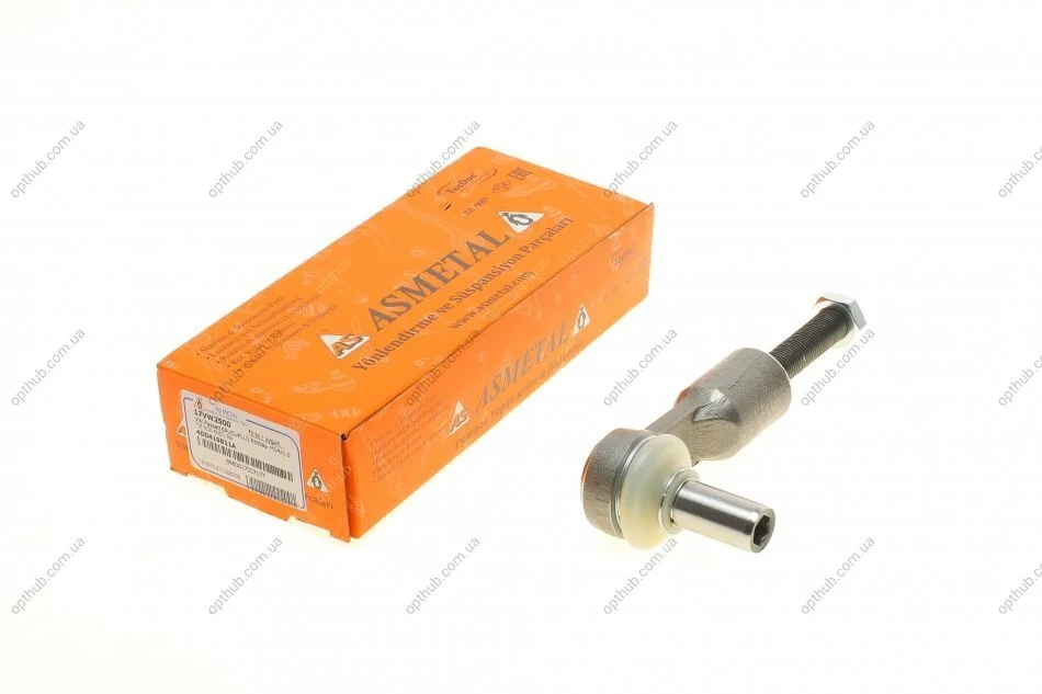Наконечник тяги рульової Audi A4/A6/VW Passat B5 96-05 UA63 ASMETAL 17VW2500 (фото 1)