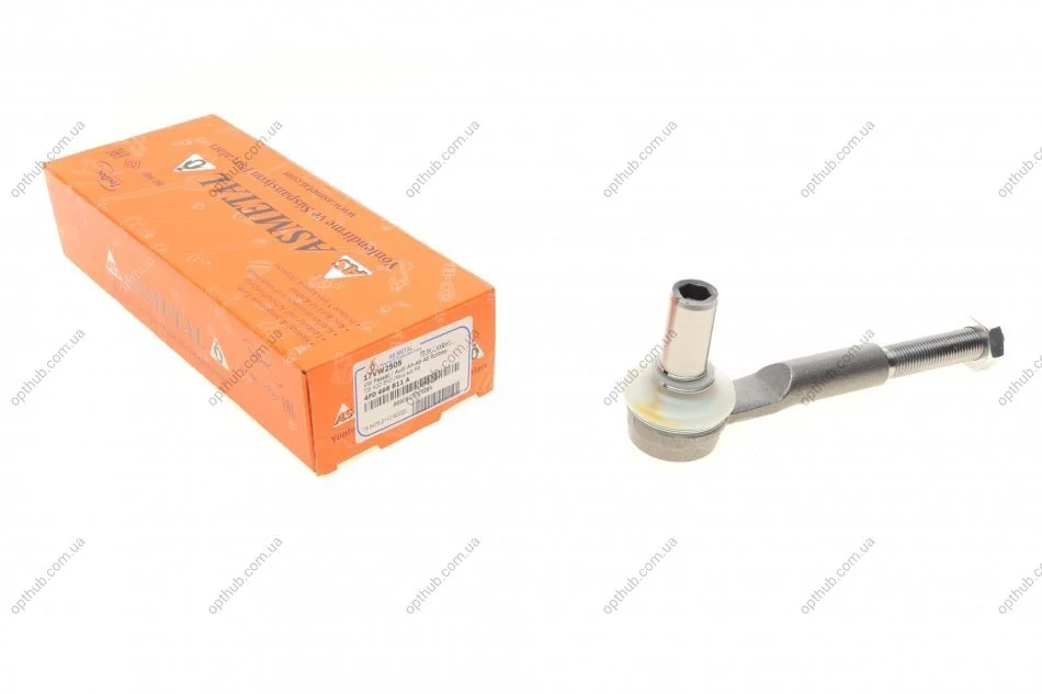 Наконечник тяги рульової Audi A4/A6 04- UA63 ASMETAL 17VW2505 (фото 1)