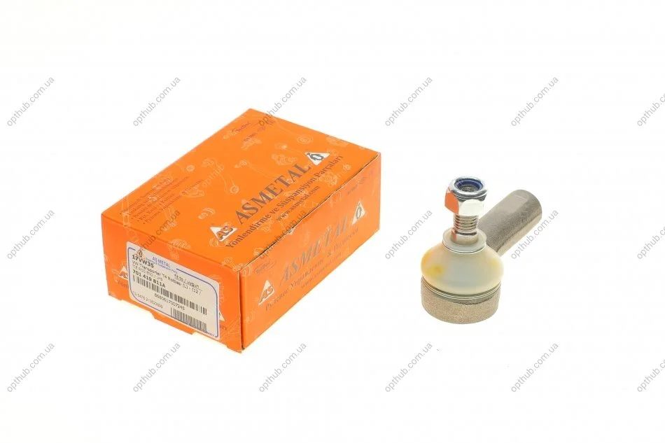 Наконечник тяги рульової (L) VW T4 -96 (d=14mm) UA63 ASMETAL 17VW35 (фото 1)