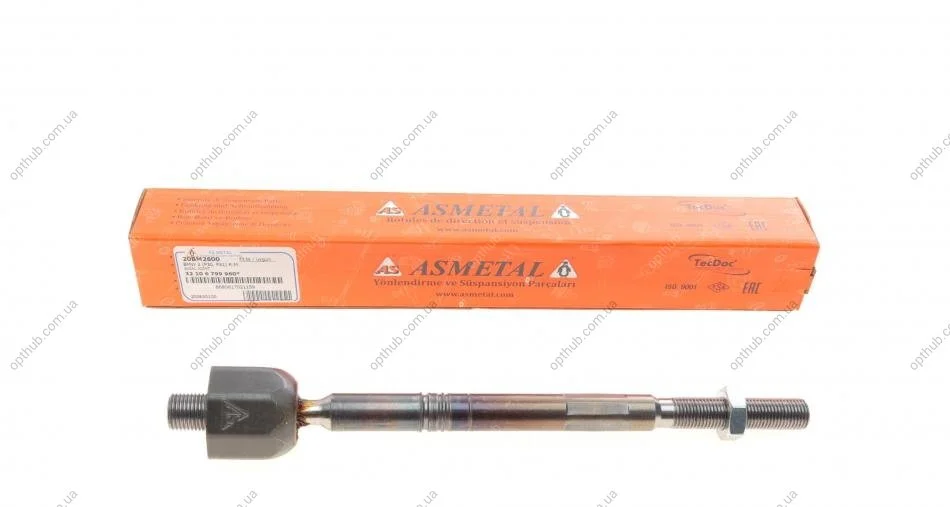 Тяга рульова BMW 1 (F20/F21)/2 (F22/F87)/3 (F30/F80/F34)/4 (F32/F82/F36) 11- UA63 ASMETAL 20BM2600 (фото 1)