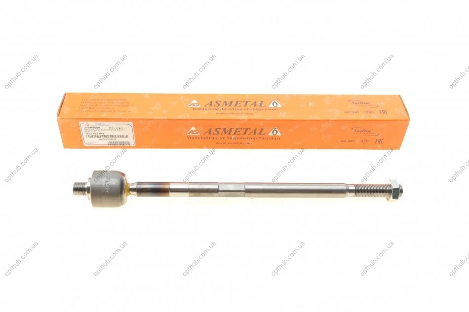 Тяга рульова Renault Clio III/Nissan Micra III 03- (L=307mm) UA63 ASMETAL 20RN5550 (фото 1)
