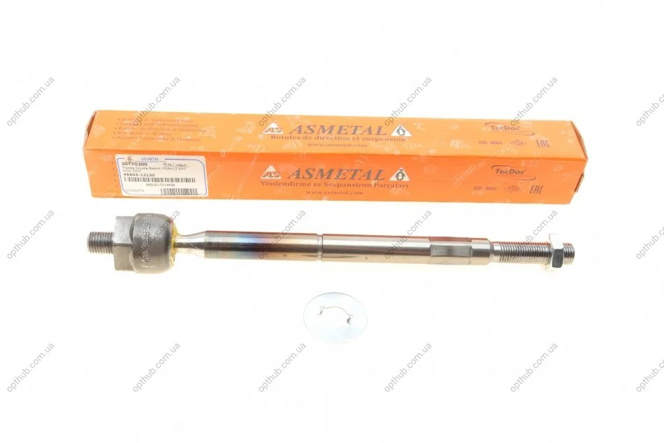 Тяга рульова Toyota Corolla 01-08 (L=274mm) UA63 ASMETAL 20TY0200 (фото 1)