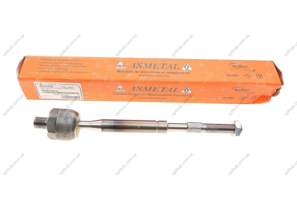 Тяга рульова Citroen C1/Peugeot 107/108/Toyota Aygo 05- (L=224.5mm) UA63 ASMETAL 20TY1620 (фото 1)