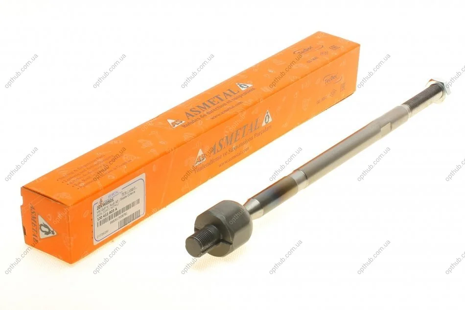 Тяга рульова VW Golf IV (L=335.5mm) UA63 ASMETAL 20VW0501 (фото 1)